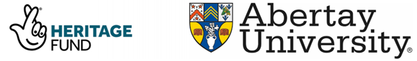 NLHF and Abertay University Logos