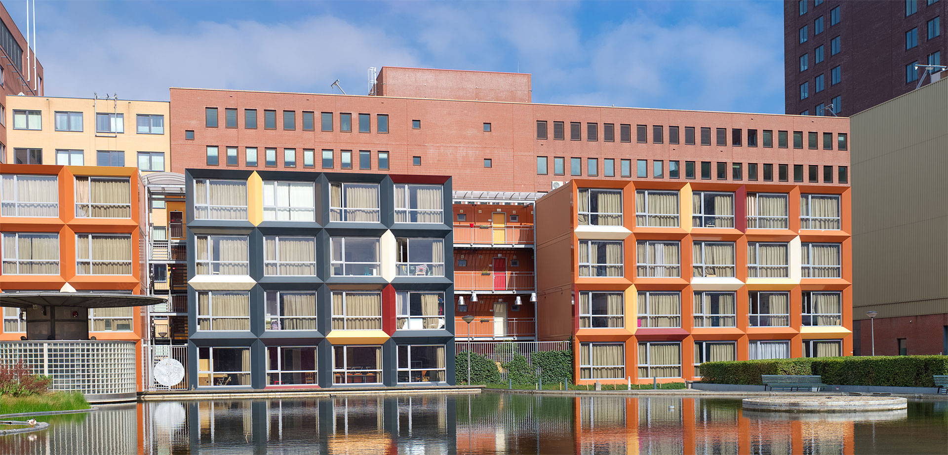 The outside of a building