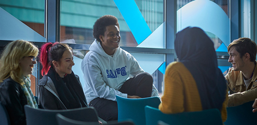 Students at Abertay