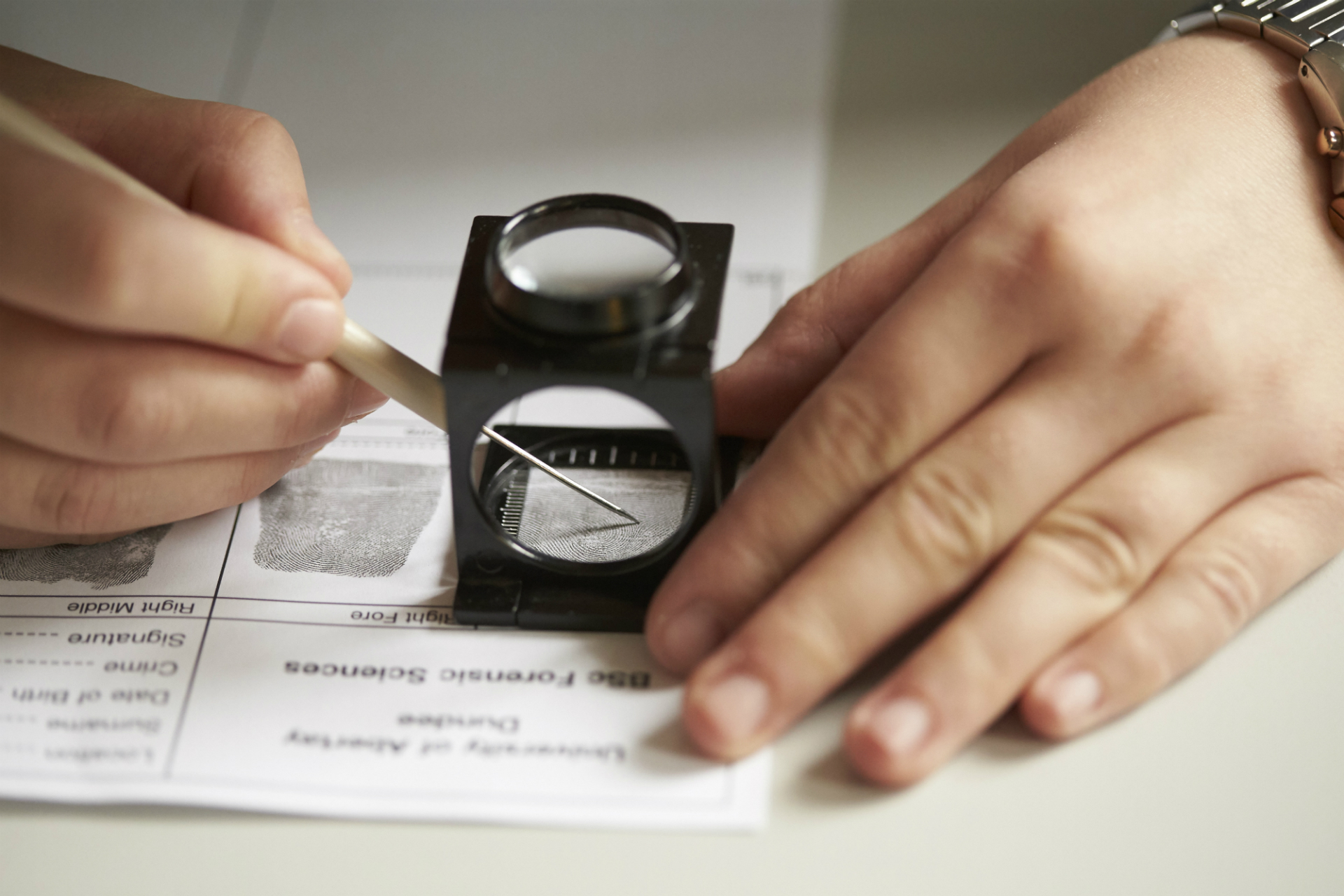 Fingerprint testing