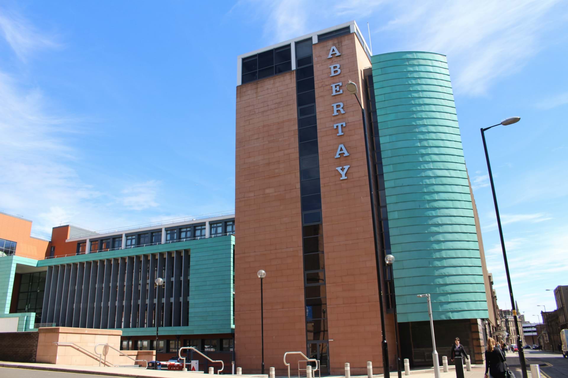The Kydd Building on Abertay's Campus