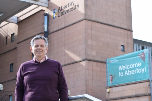 Abertay business lecturer Charlie Malone