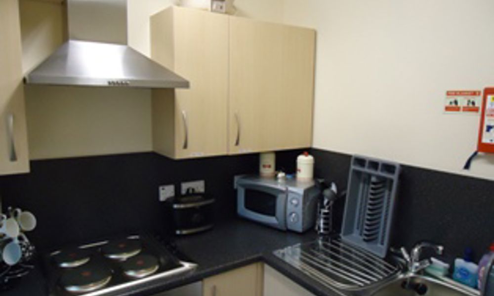 Kitchen with appliances