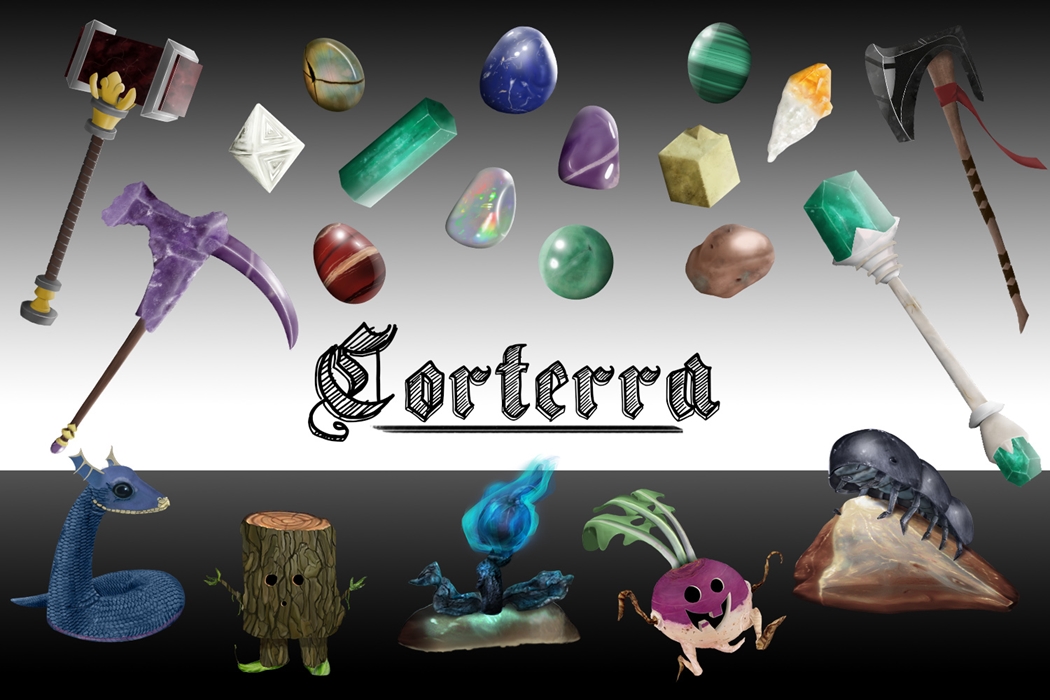 Main Image - Coreterra is a fantasy MMORPG world project showing the stages of development for concept art, and what goes into making a video game art book.