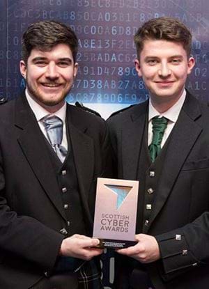 Scottish Cyber Award winners.