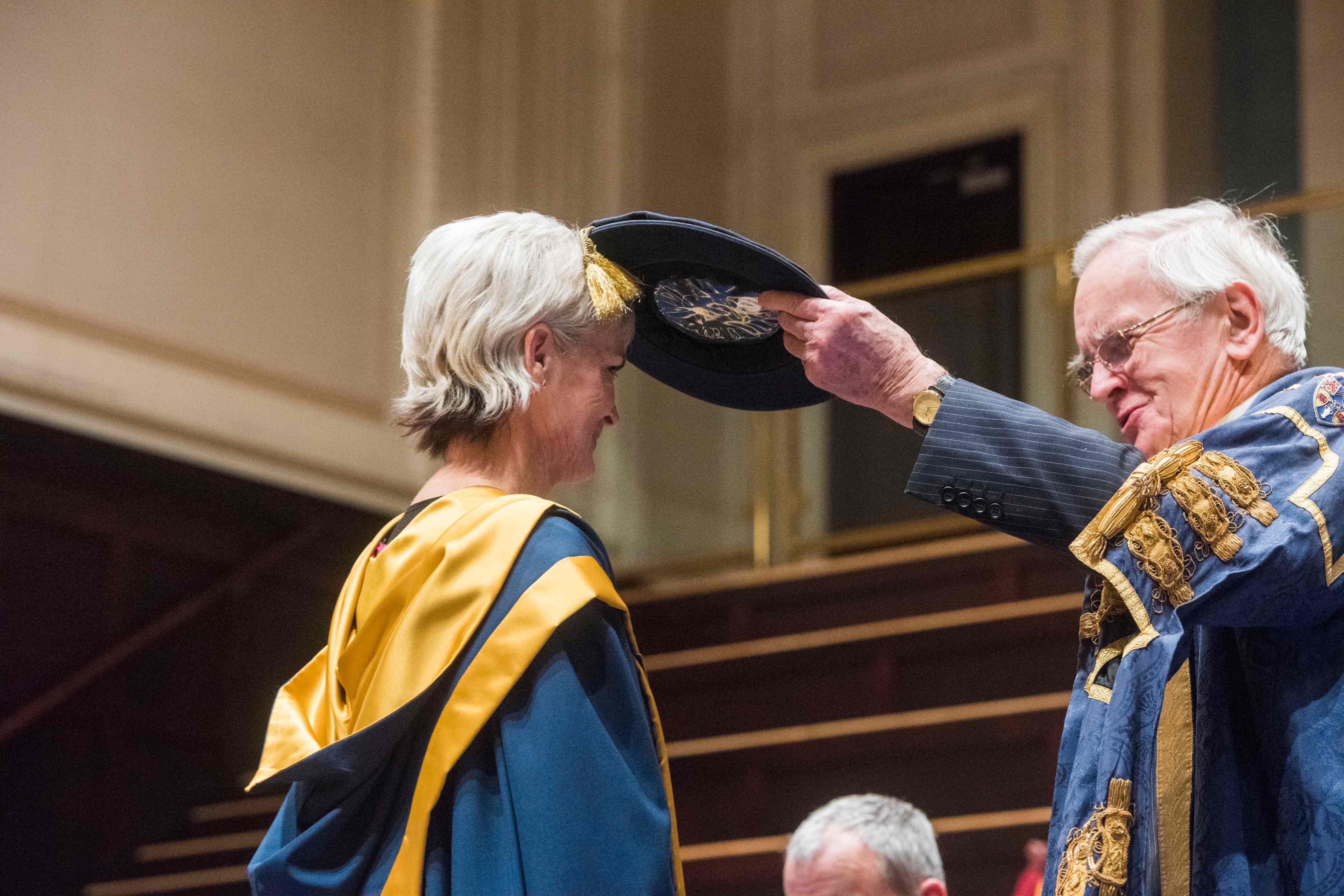 Judy Murray receiving Honorary Degree from Abertay University