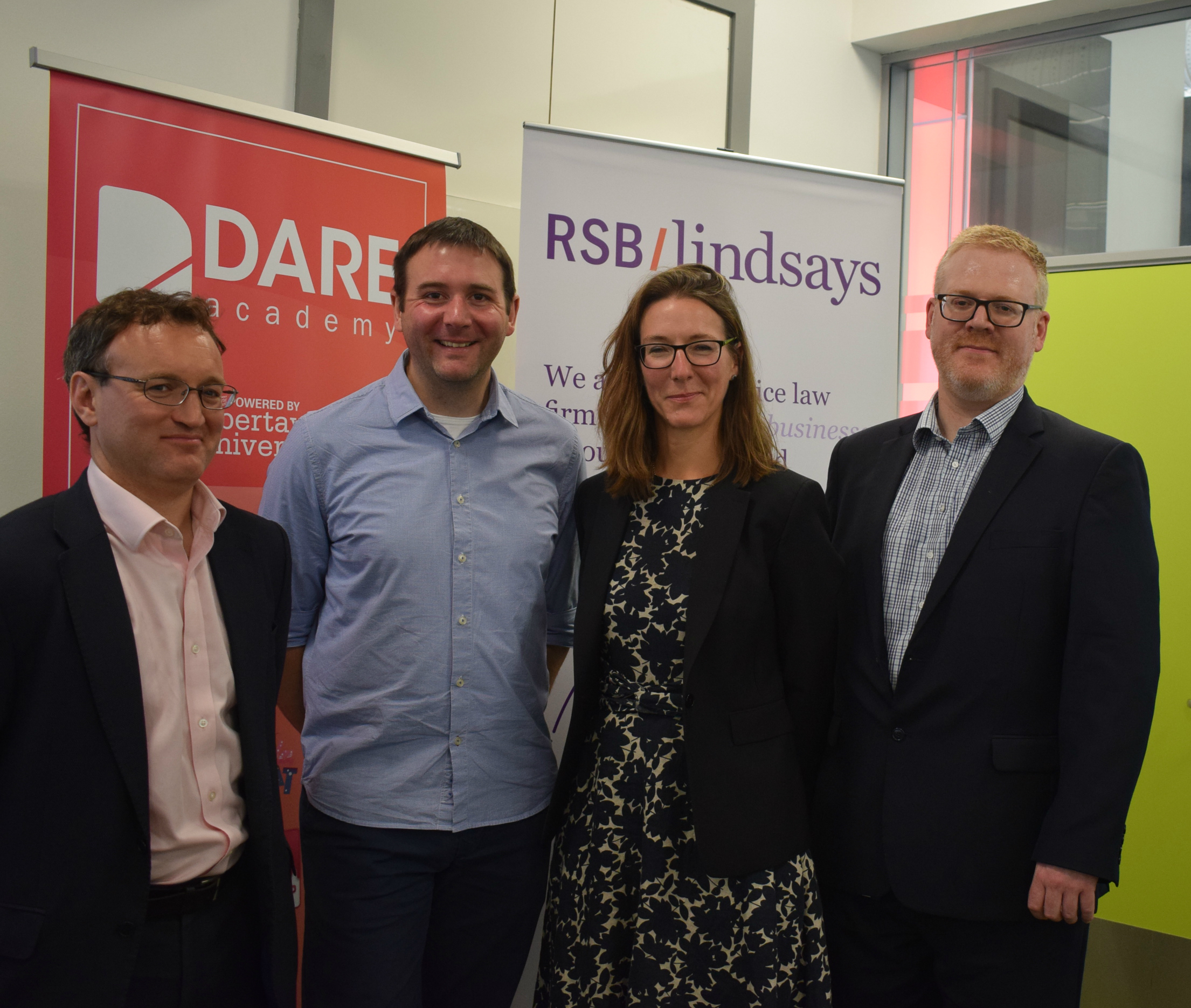 RSB Lindsays in sponsorship deal with Abertay's Dare Academy