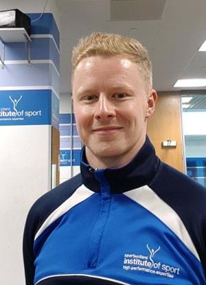 A picture of Dan Jefferson at the Institute of Sport