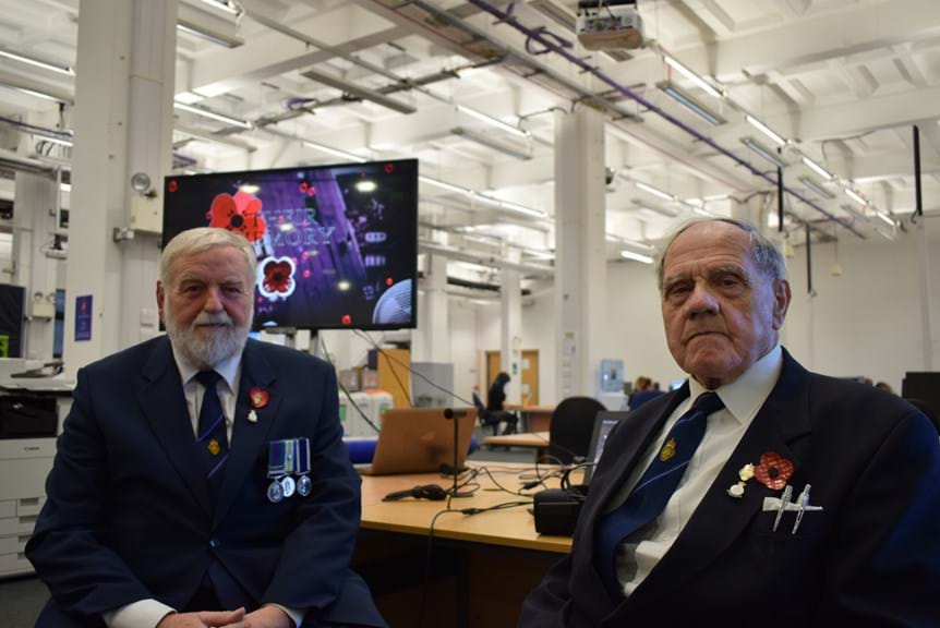 Veterans Alf Gibbons and John Sutherland