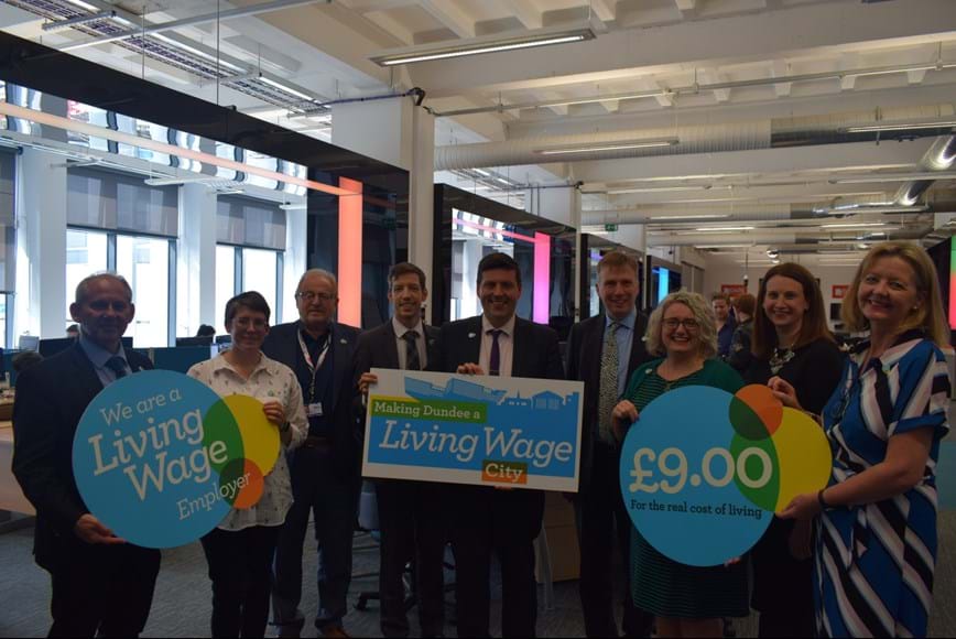 Members of Dundee Living Wage Action Group