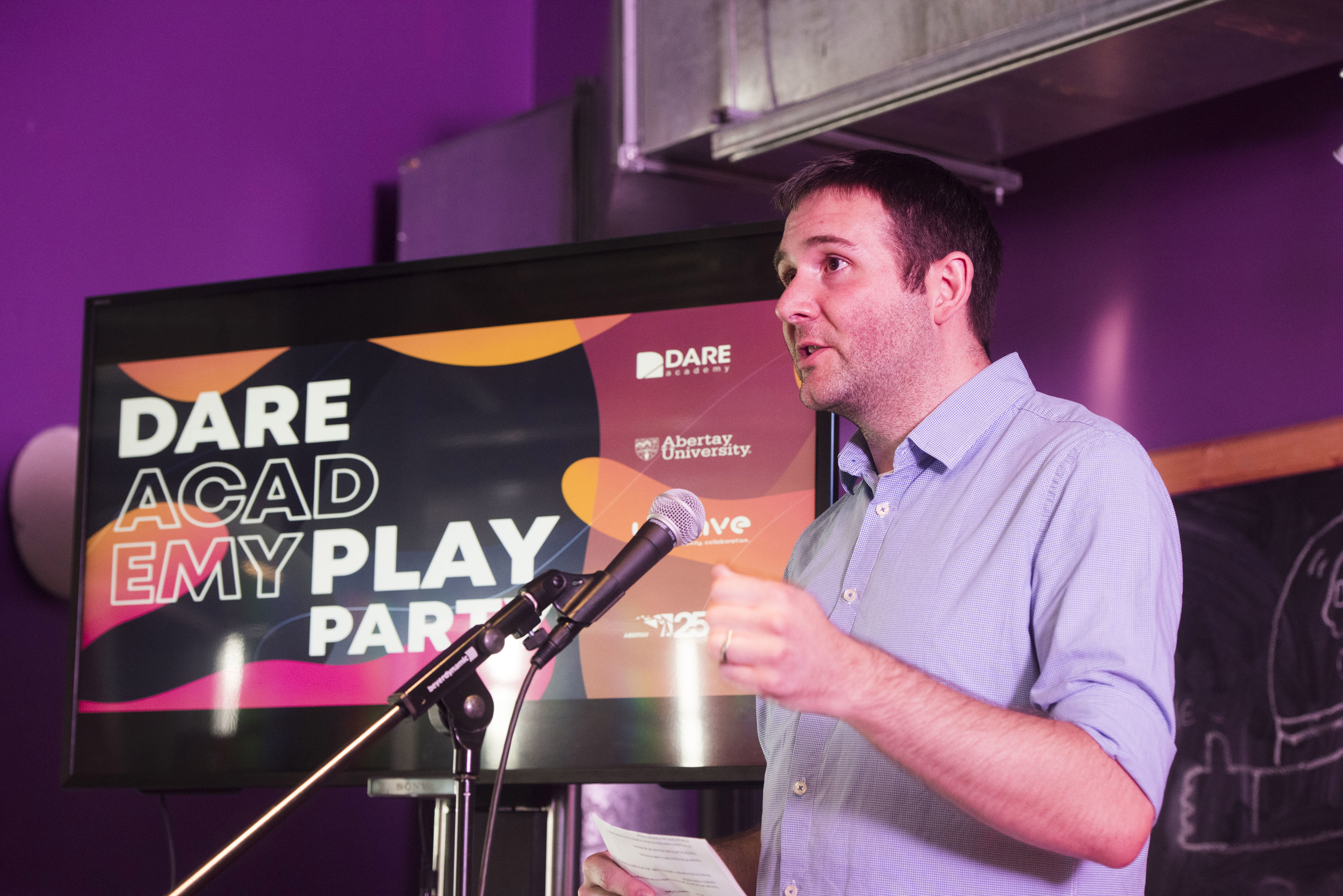 Dayna Galloway opens the 2019 Dare Play Party