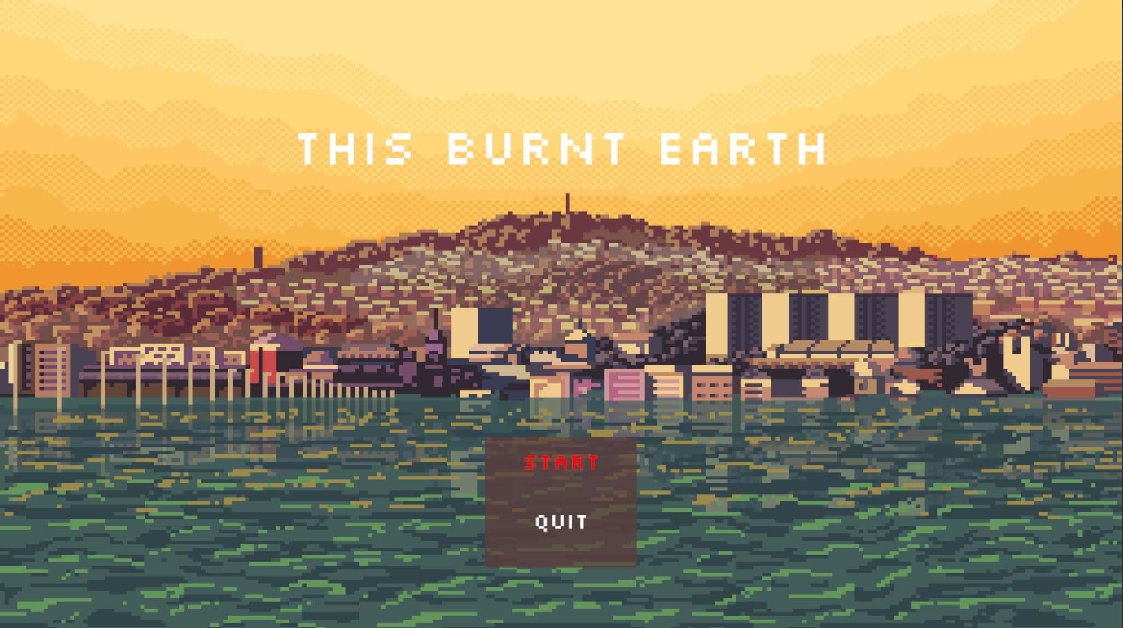 A pixel art image of Dundee from This Burnt Earth