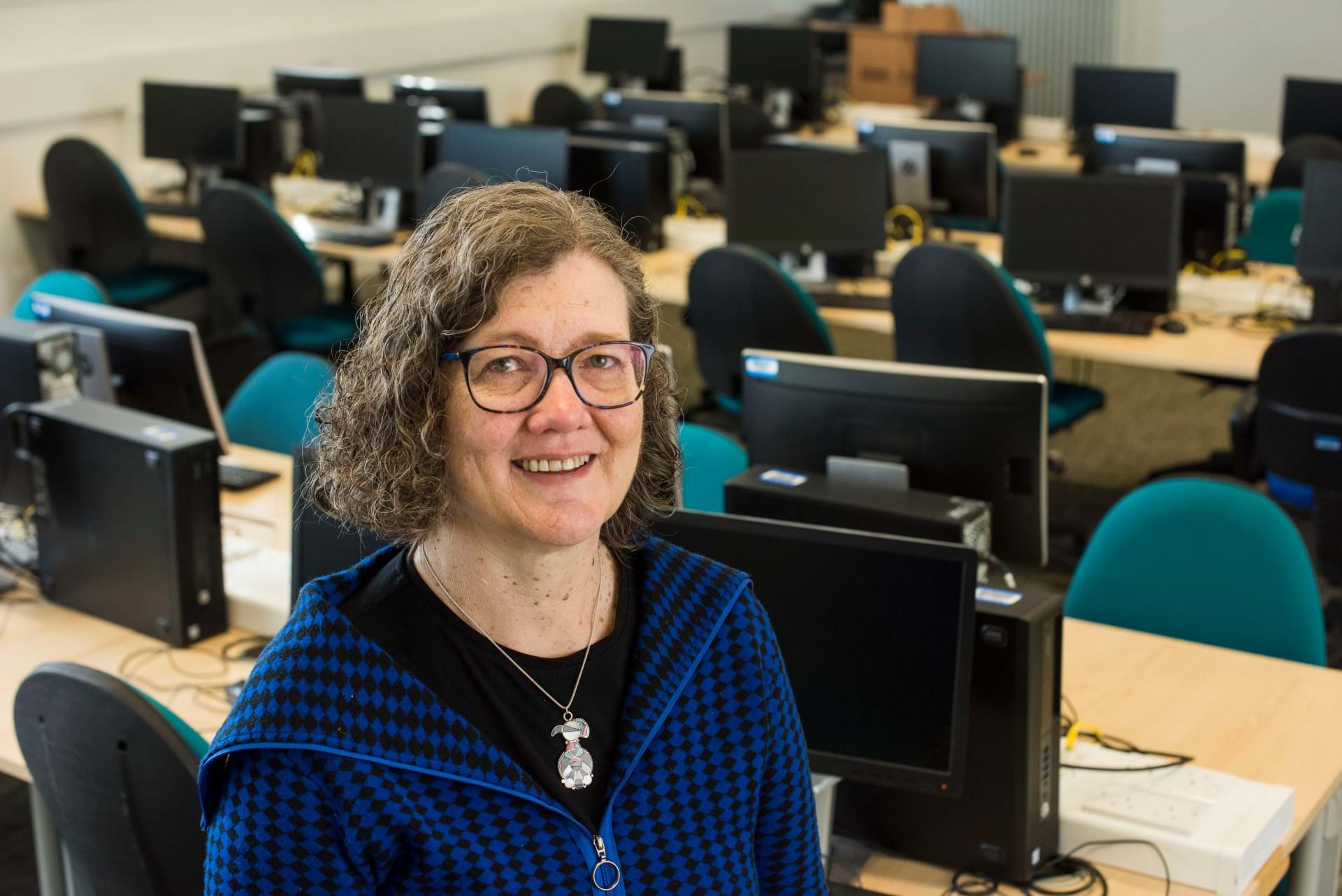 A photo of Professor Karen Renaud smiling
