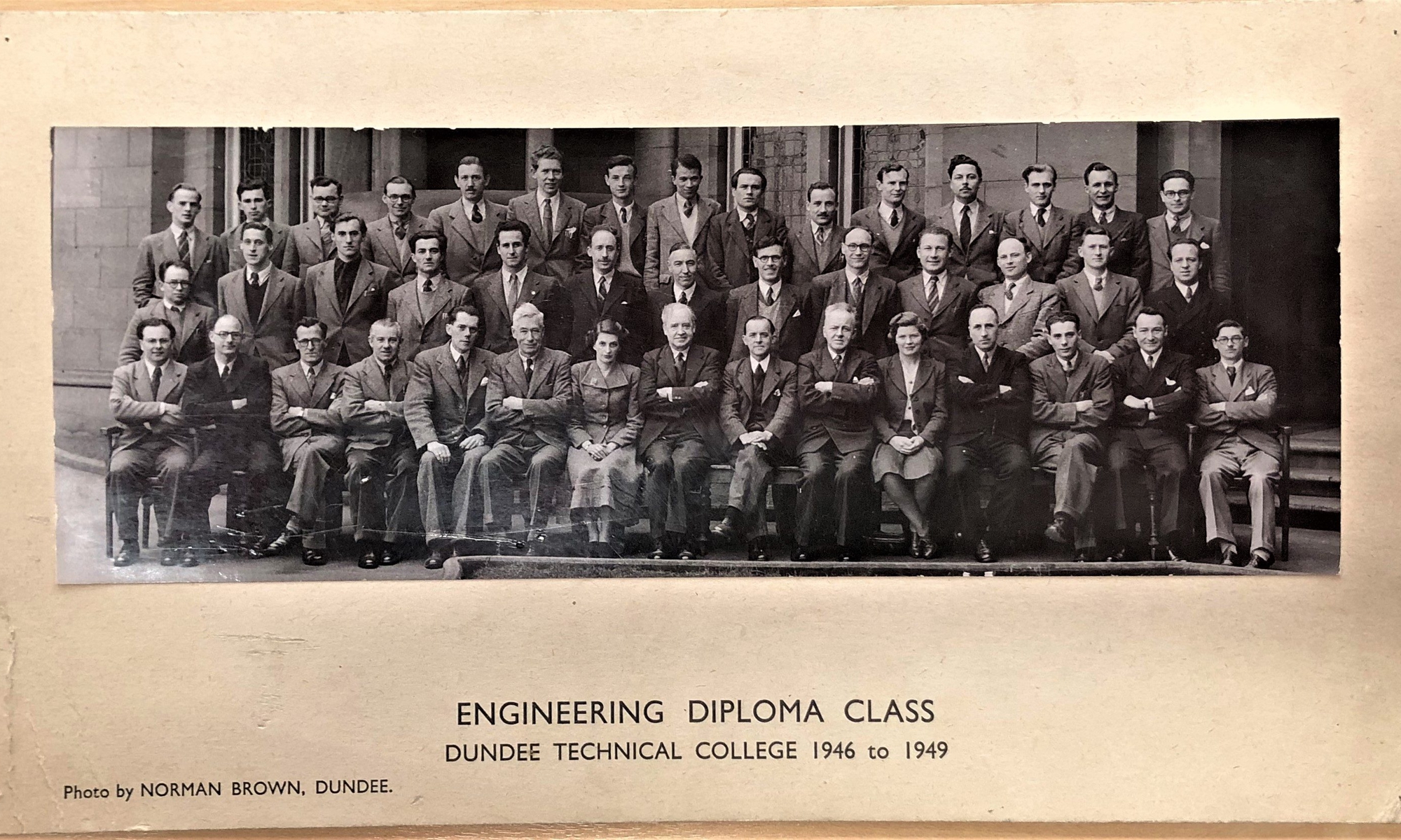 Engineering Diploma Class 1946-49 - Abertay University Archive