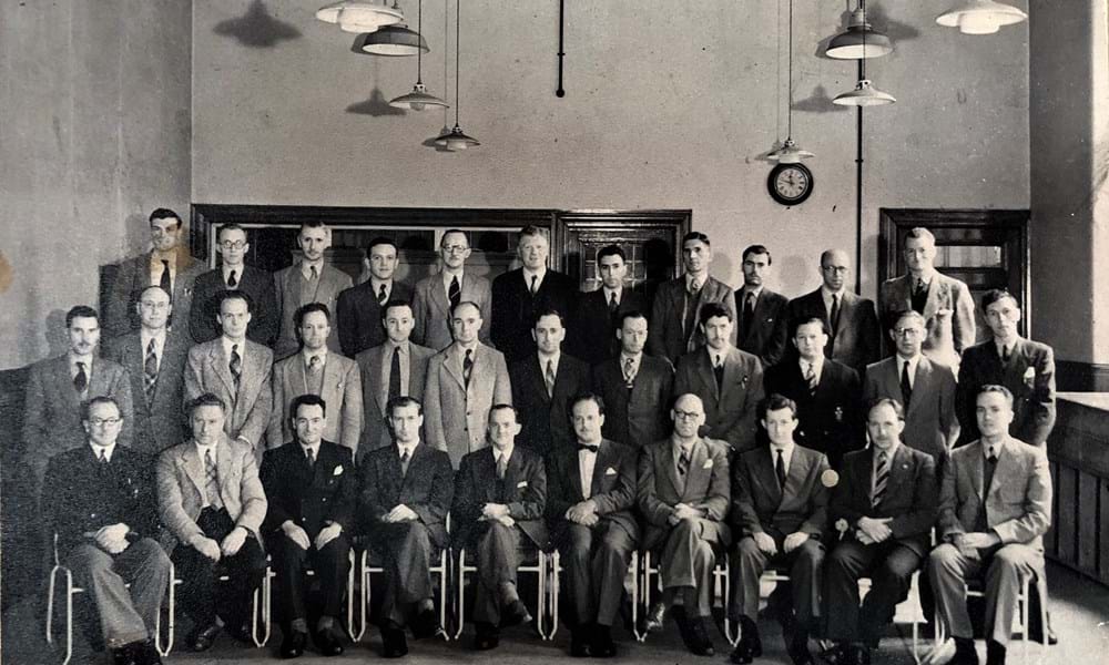 Dept Mechanical Engineering Staff and Students 1954