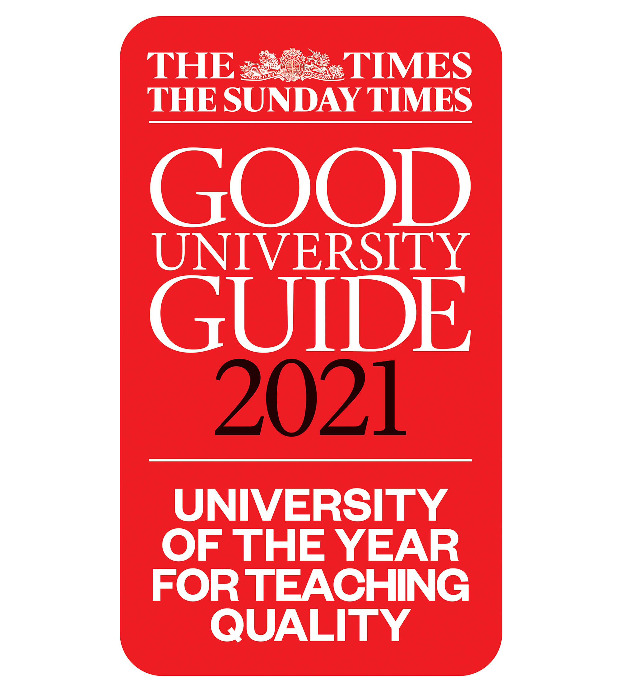 Abertay University is The Times and Sunday Times University of the Year for Teaching Quality