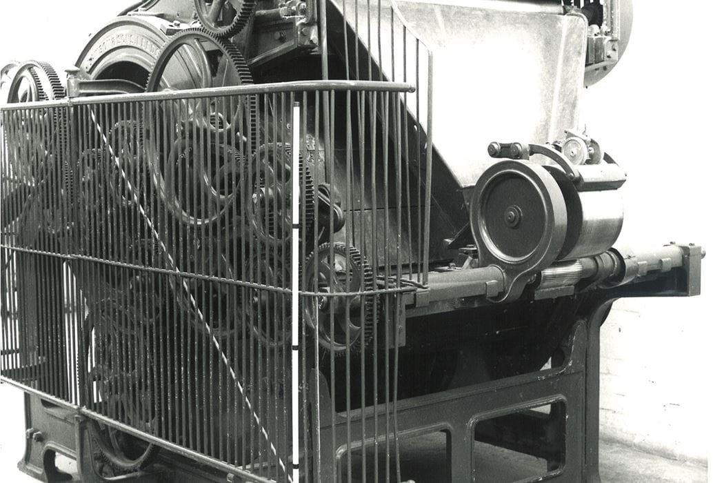 Photographs of Jute Machinery in the Textile Department