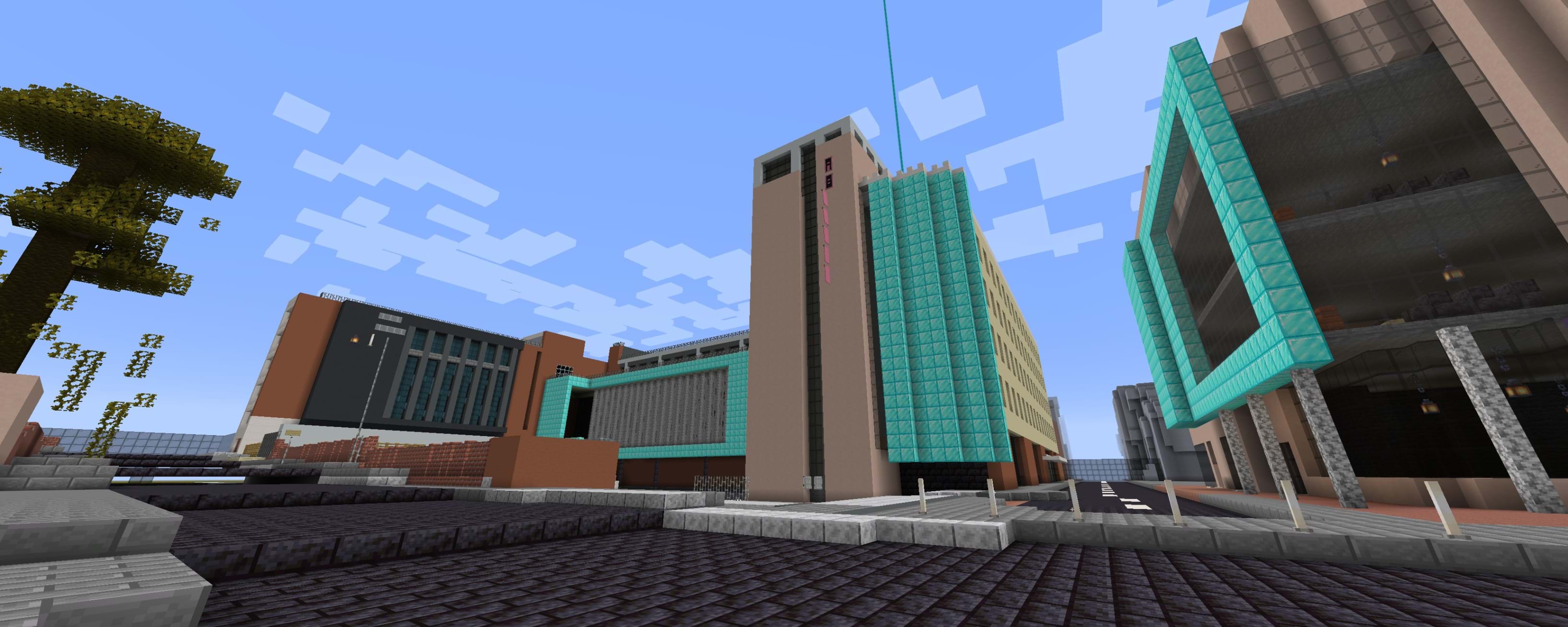 Abertay's Kydd Building recreated in Minecraft