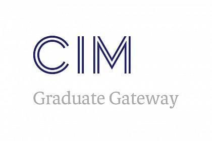 Chartered Institute of Marketing Graduate Gateway logo navy blue