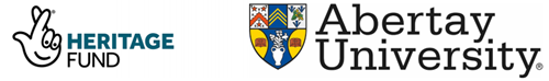 NLHF and Abertay University logos