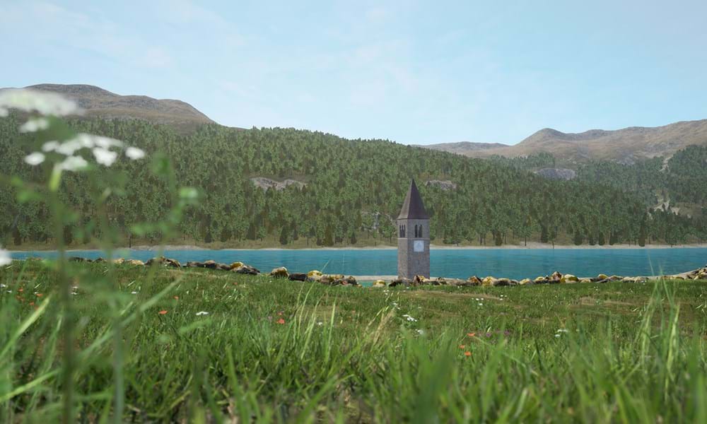 "Study on material decay and nature optimization in UE4" is a 2022 Digital Graduate Show project by Lorenzo Dragoni, a Games Design and Production student at Abertay University. 