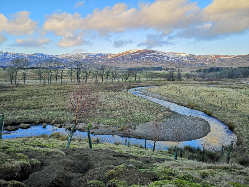 The restoration of the Rottal Burn in Angus has won the 2023 UK River Prize