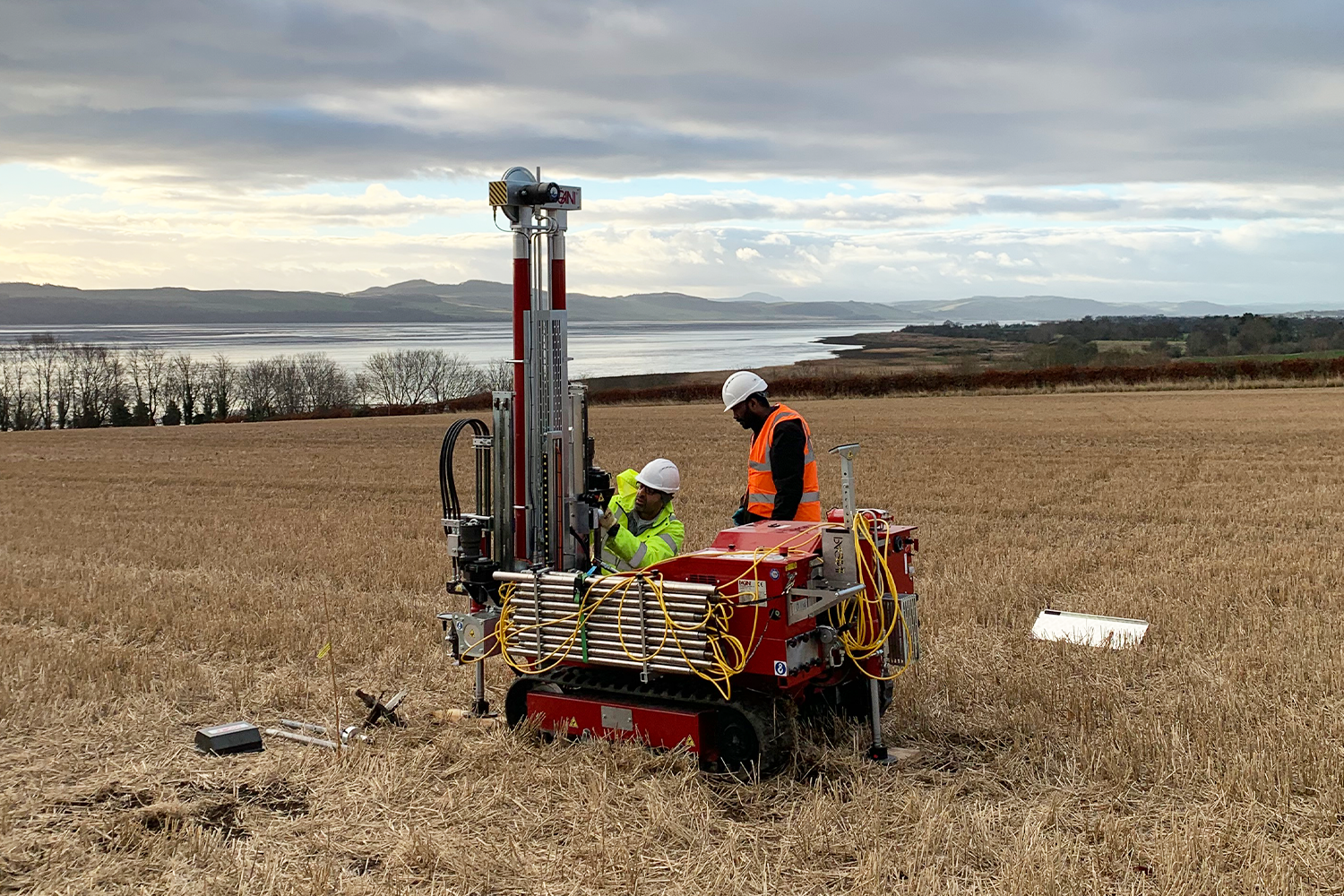 CPT Equipment in use in a field