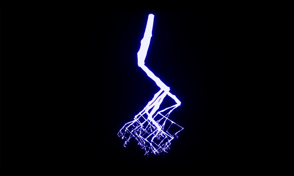 "Physics-based Procedural Generation of Lightning." is a 2022 Digital Graduate Show project by Aleisha Blair, a Computer Games Technology student at Abertay University. 