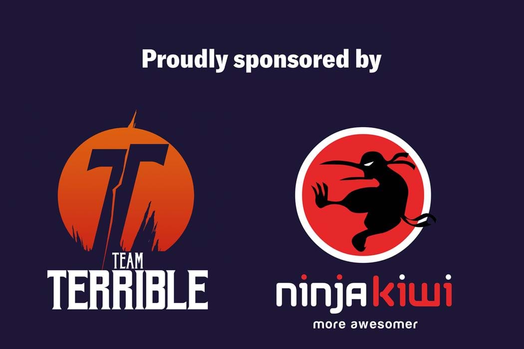 Sponsored Team Terrible and Ninja Kiwi
